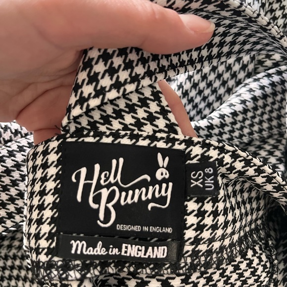 HELLBUNNY black and white Jumper - Picture 4 of 4